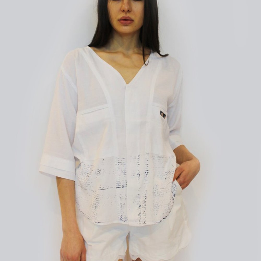 Simple Patterend Blouse 679064